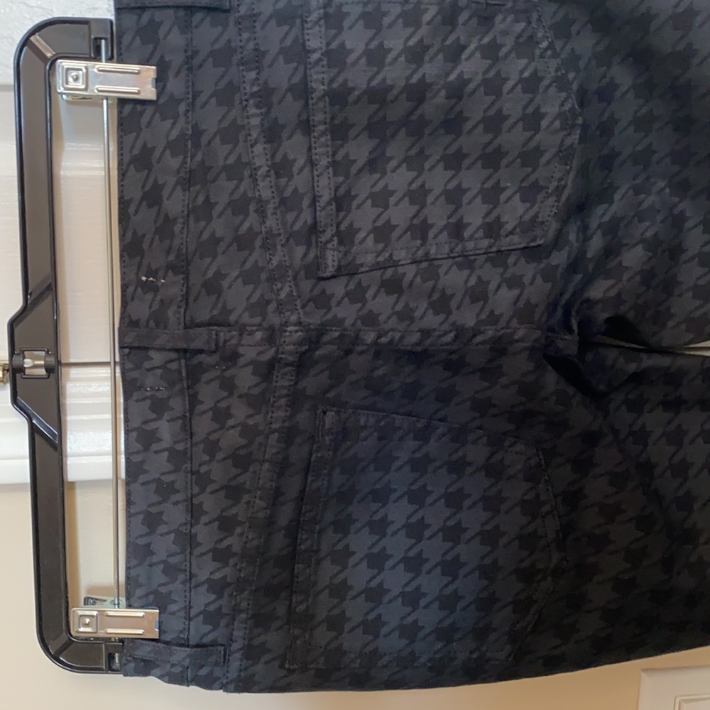 RICH & SKINNY BLACK HOUNDSTOOTH LYOCELL/COTTON BLEND JEANS SZ 28 - Picture 4 of 7